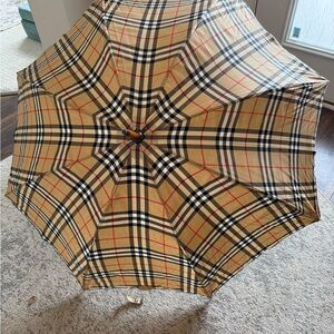 Burberry Check Walking Umbrella